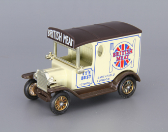 FORD Van "British Meat" (1934), white / brown