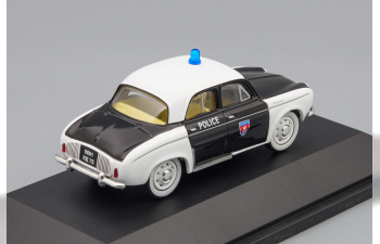 RENAULT Dauphine Police 1962, white / black