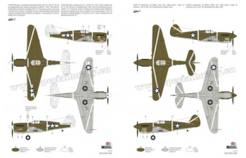 Сборная модель P-40F Warhawk "Guadalcanal Hawks"