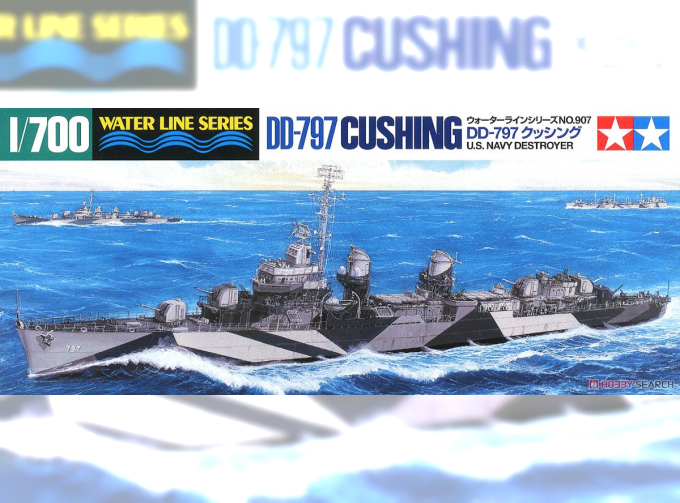 Сборная модель U.S. Destroyer Cushing