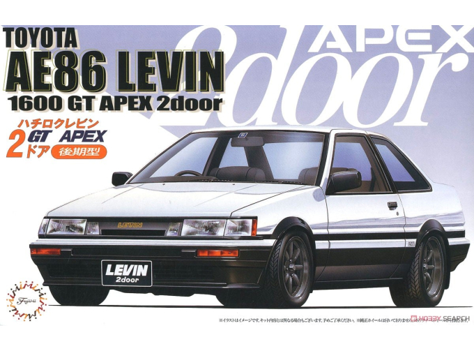 Сборная модель Toyota AE86 Levin 1600GT Apex 2door `85