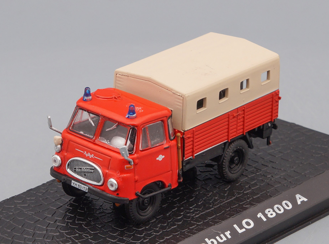 ROBUR LO 1800 A 4x4 "Feuerwehr" (бортовой с тентом) 1962