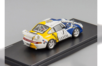PORSCHE 911 (993) Cup 3.8 VIP Car Porsche Cup (1996), white / blue / yellow