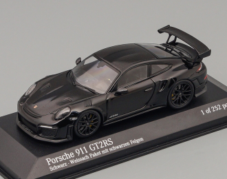 PORSCHE 911 (991.2) GT2RS - 2018 - BLACK (WEISSACHPAKET) BLACK WHEELS