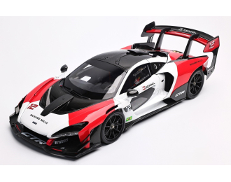 McLAREN Senna GTR №12 Racing (2021), white/red/black