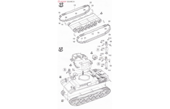 Сборная модель JGSDF Tank Type 61 (4-1)