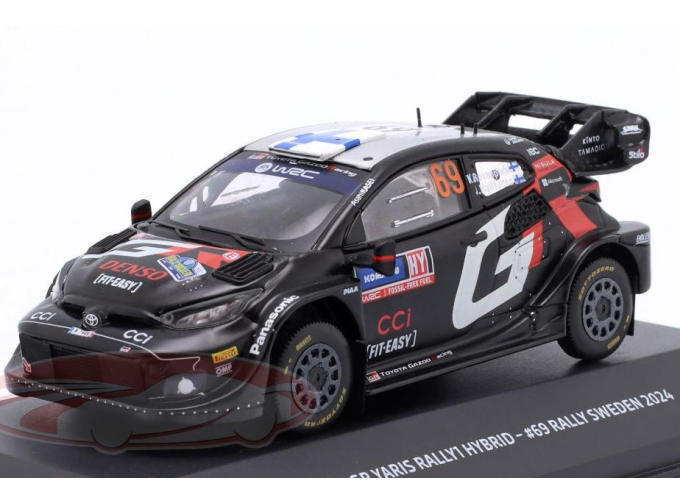 TOYOTA GR Yaris Rally1 Hybrid №69 Rallye Sweden Kalle Rovanperä, Jonne Halttunen (2024)