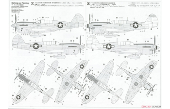 Сборная модель Американский истребитель P-40N WARHAWK "NATURAL METAL ACES" (Limited Edition)
