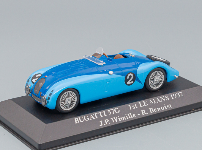 Bugatti 57G J-P.Wimille-R.Benoist #2 winner Le Mans 1937