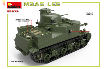 Сборная модель Танк M3A5 LEE