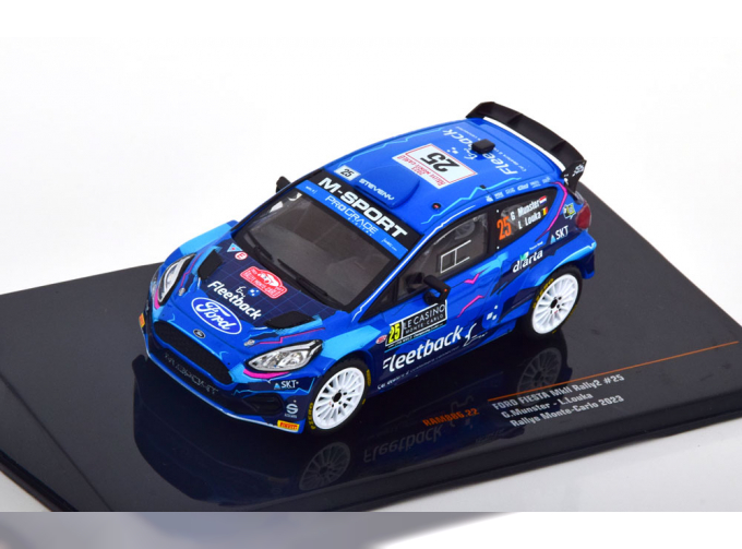 FORD Fiesta Mkii Rally2 N 25 Rally Montecarlo (2023) G.Munster - L.Louka, Blue Met Black