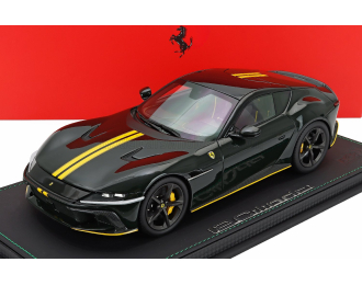 FERRARI 12cilindri V12 830cv Panoramic Roof (2024) - Con Vetrina - With Showcase, British Green Yellow