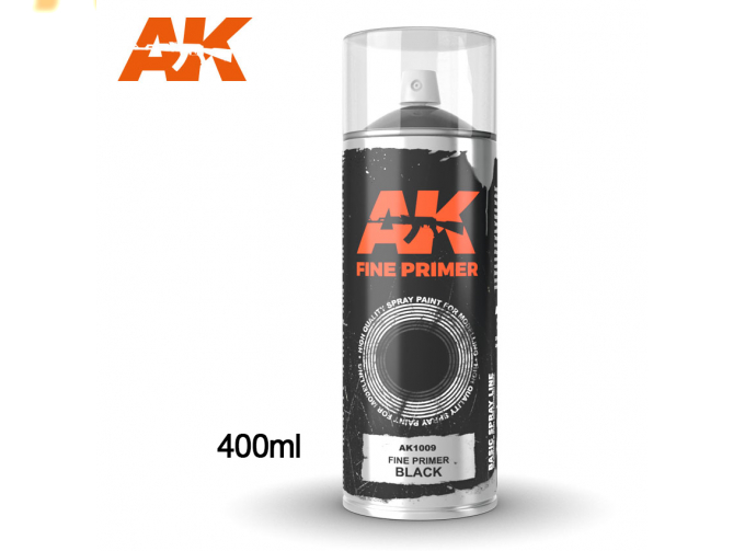 Fine Primer Black Spray 400ml