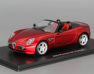 ALFA ROMEO 8C Spider, red metallic