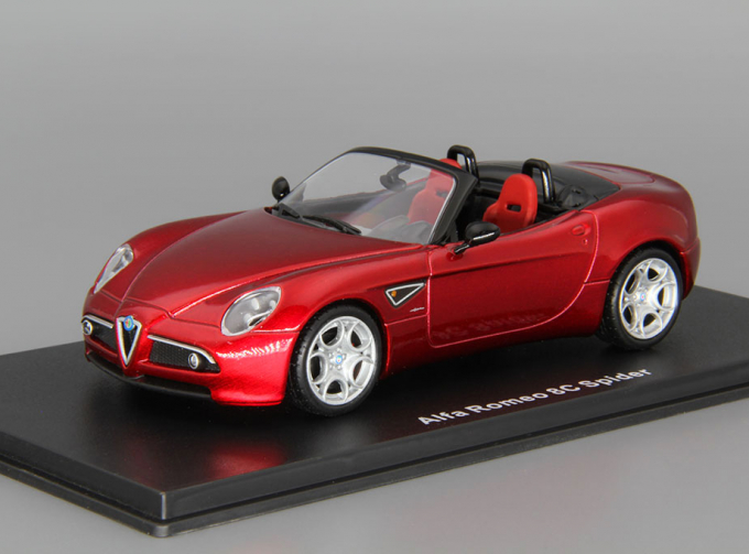 ALFA ROMEO 8C Spider, red metallic