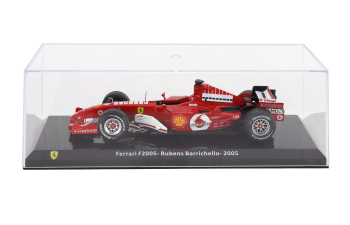 FERRARI F1 F2005 №2 Season (2005) Rubens Barrichello - Con Vetrina - With Showcase, Red