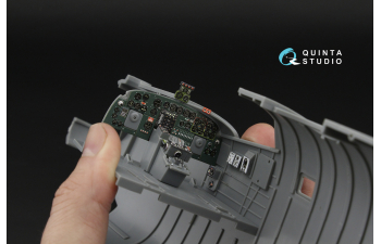 3D Декаль интерьера кабины B-24D/B-24J Liberator: отсек пилотов (Hobby Boss)