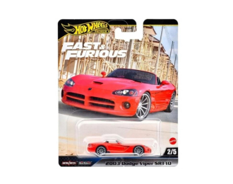 DODGE Viper SRT10 Fast & Furious (2003), red