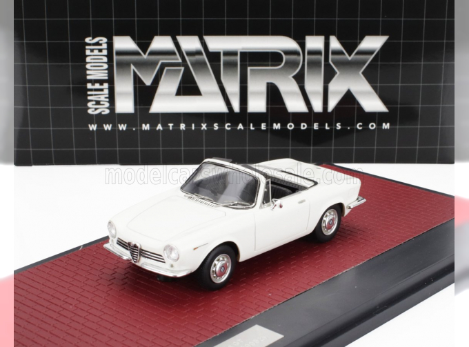 ALFA ROMEO Giulia Gt Cabriolet Spider Prototipo (1963), White