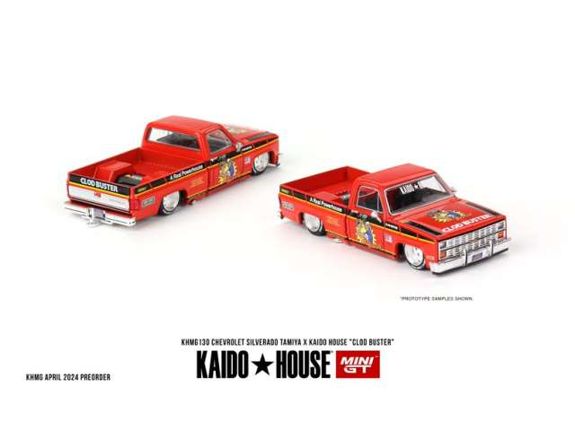 Chevrolet Silverado Tamiya X Kaido House *Clod Buster*, red 1980