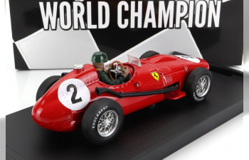 FERRARI F1 Dino 246 N 2 2nd British Gp Mike Hawthorn 1958 World Champion - With Driver Figure, Red