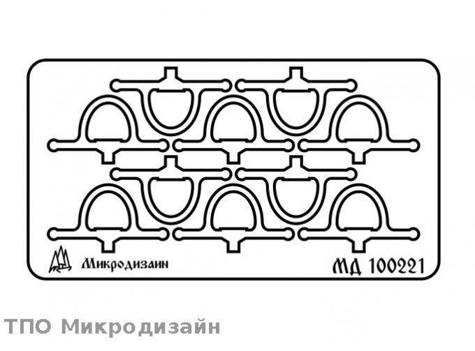 Фототравление Пелям трензельный с усиками