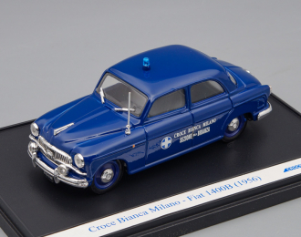 Croce Bianca Milano - Fiat 1400B 1956, blue