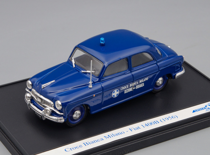 Croce Bianca Milano - Fiat 1400B 1956, blue