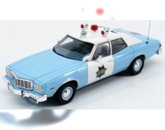 FORD Torino "San Francisco Police Department" (полиция Сан-Франциско США) 1977 Light Blue/White