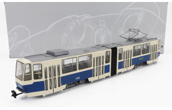 TATRA Kt4 Tram Leipziger Trasporto Pubblico (1980), Cream Blue