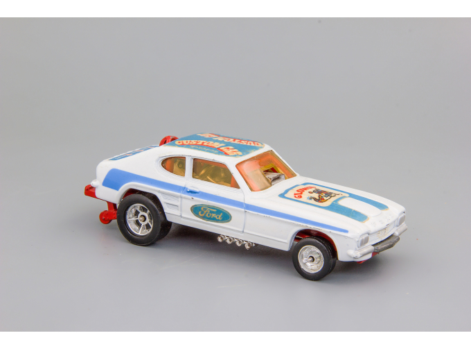 THE Santa Pod GLO-Worm Dragster FORD Capri, white