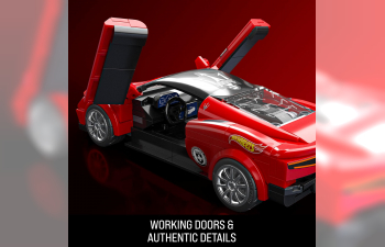 Сборная модель MASERATI Mc20 2022 250 Pcs + MASERATI Mc20 1/64 Scale, Red