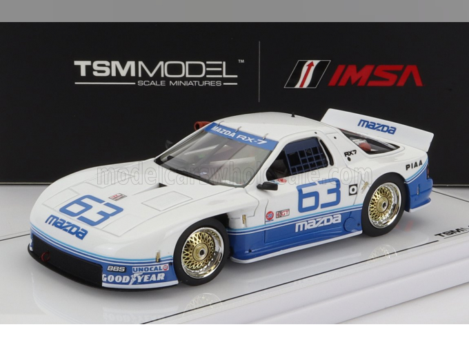 MAZDA Rx-7 Gto Team Mazda Motorsport №63 3rd 2h Topeka (1990), White Light Blue