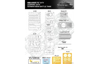 Сборная модель Leopard 2 A7V