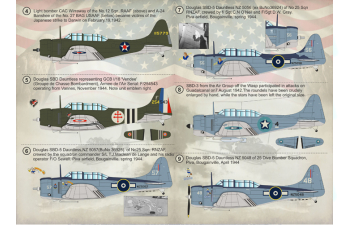 Декаль Douglas SBD Dauntless