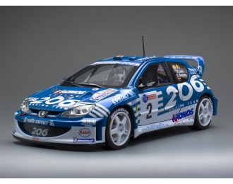 PEUGEOT 206 WRC №2 Winner Rallye Condroz-Huy F.Loix/S.Smeets (2003)