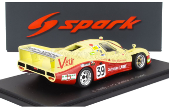 RONDEAU M382 3.3l V8 Team Bussi Racing №39 24h Le Mans (1985) Bruno Sotty - Jean Claude Justice - Patrick Oudet, Yellow Red