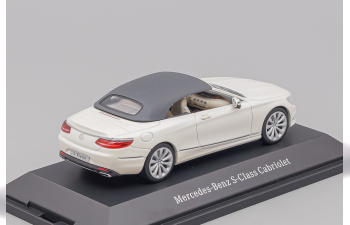 MERCEDES-BENZ S-Class Cabriolet A217, white