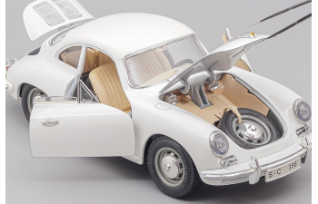 PORSCHE 356B Coupe (1961), white