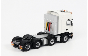 SCANIA R Topline 8x4, White Line 1:50, белый