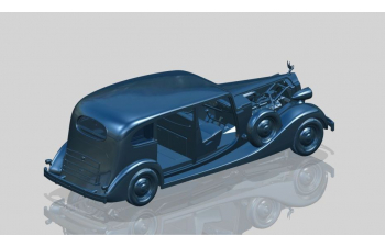 Сборная модель Packard Twelve (1936) автомобиль советского руководства IIMB с пассажирами