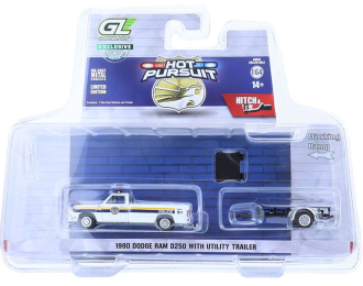 DODGE RAM D-250 пикап "Philadelphia Police Department" c прицепом (1990)