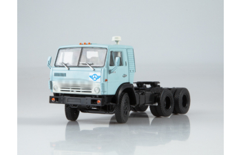 Камский грузовик 54112 с полуприцепом Alka-N13CH Главмежавтотранс, голубой / серый