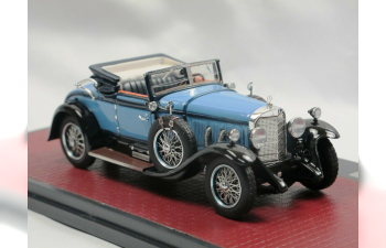 MERCEDES-BENZ 630K Sport Cabriolet by Hibbard & Darrin #38182 (открытый) 1927 Blue/Light Blue