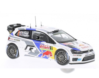 VOLKSWAGEN Polo R 1 Volkswagen Motorsport- Победитель Rally Monte Carlo 2014 S. Ogier - J. Ing, white