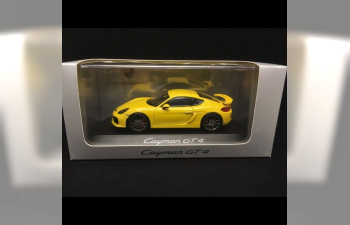 PORSCHE Cayman GT4, yellow