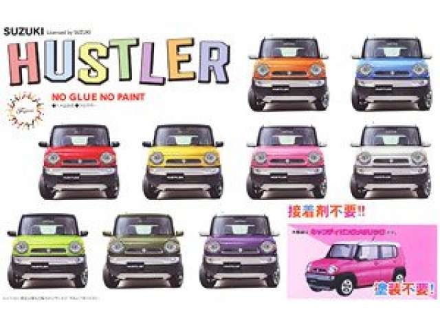 Сборная модель Suzuki Hustler, candy pink metallic