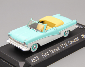 FORD Taunus 17 Cabriolet (1957), blue / white