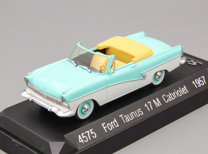 FORD Taunus 17 Cabriolet (1957), blue / white