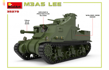 Сборная модель Танк M3A5 LEE